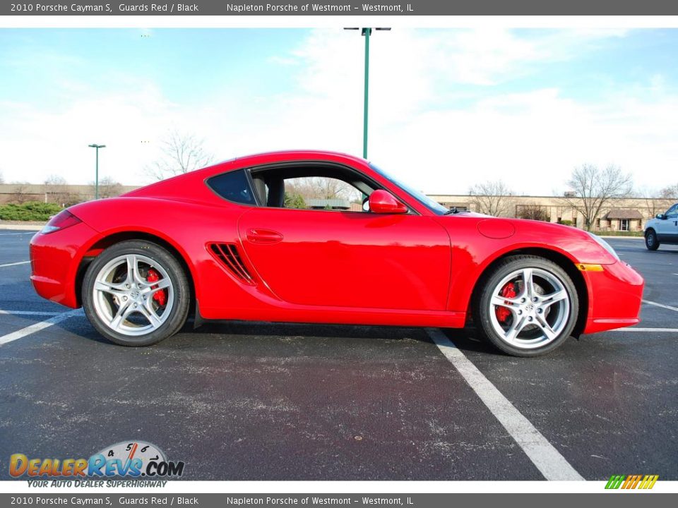 2010 Porsche Cayman S Guards Red / Black Photo #4