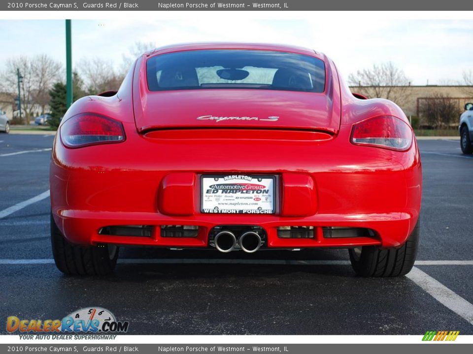 2010 Porsche Cayman S Guards Red / Black Photo #6