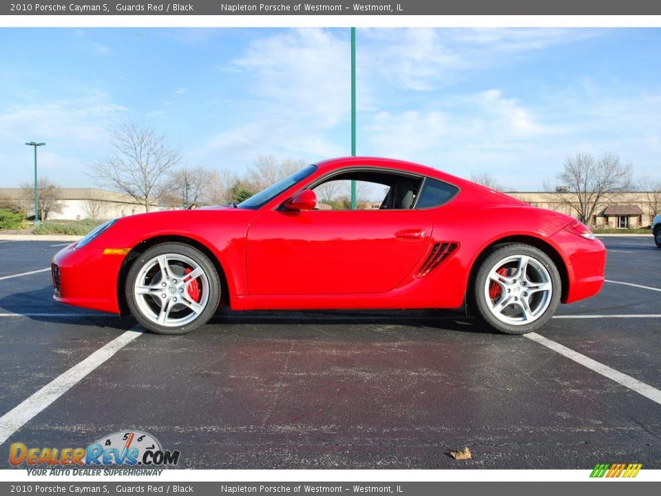 2010 Porsche Cayman S Guards Red / Black Photo #8