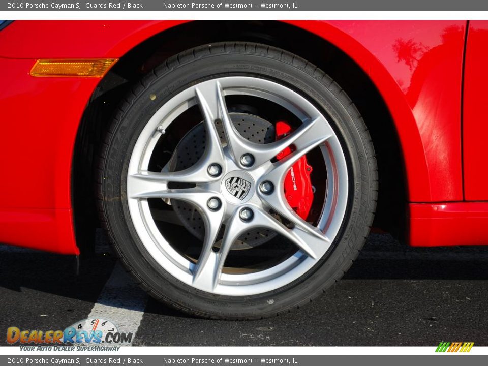 2010 Porsche Cayman S Guards Red / Black Photo #9