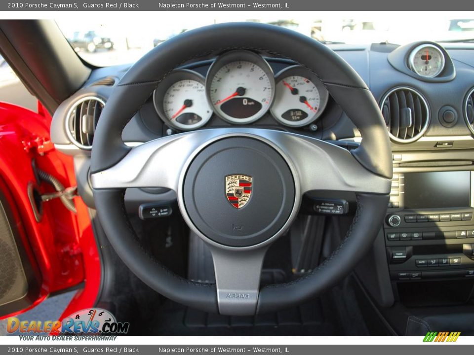 2010 Porsche Cayman S Guards Red / Black Photo #11