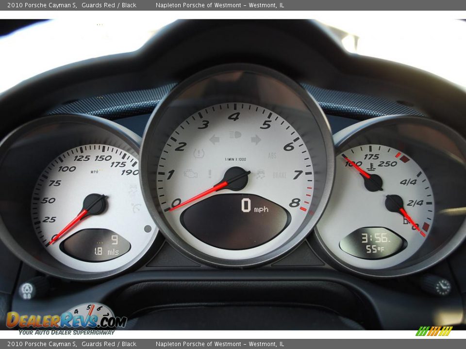 2010 Porsche Cayman S Guards Red / Black Photo #12