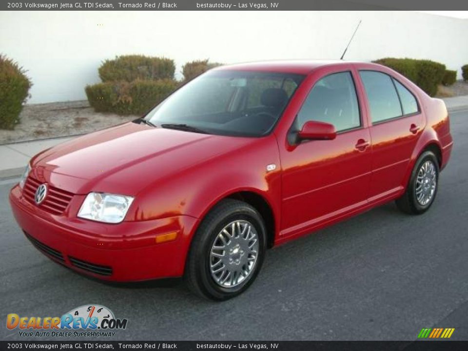2003 Volkswagen Jetta GL TDI Sedan Tornado Red / Black Photo #2
