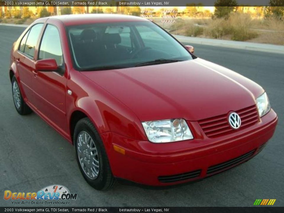 2003 Volkswagen Jetta GL TDI Sedan Tornado Red / Black Photo #5