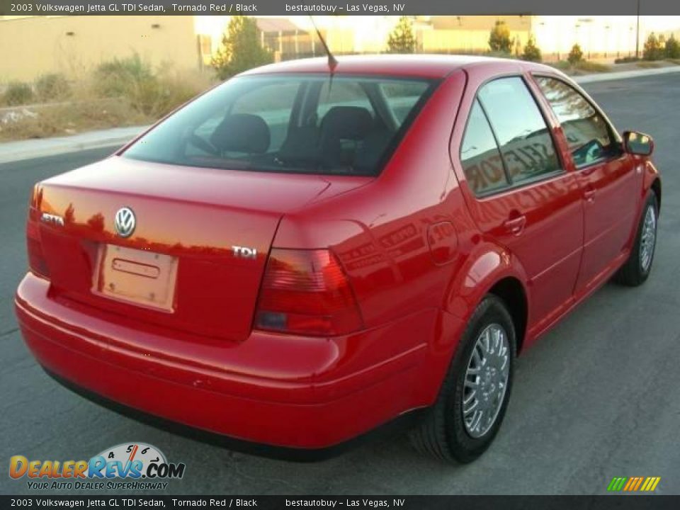 2003 Volkswagen Jetta GL TDI Sedan Tornado Red / Black Photo #7