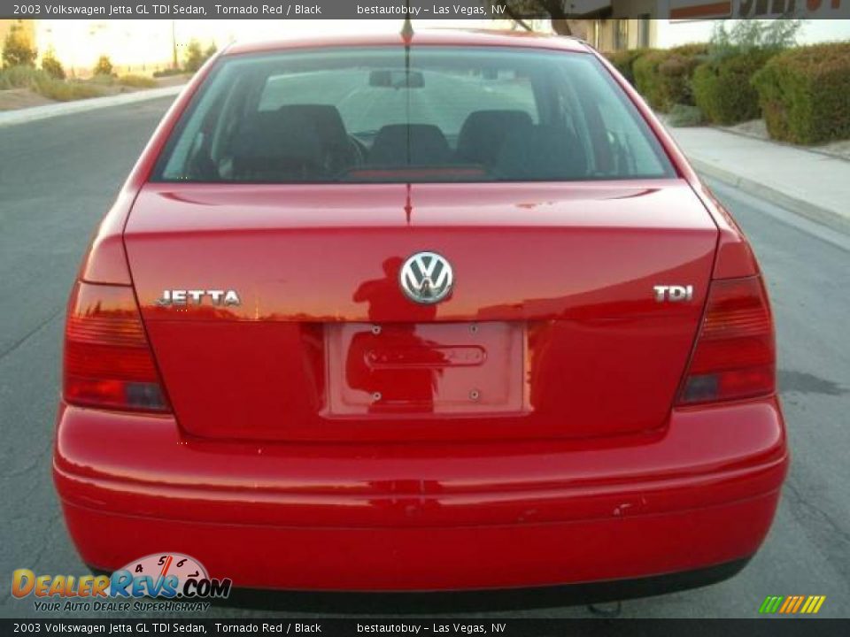 2003 Volkswagen Jetta GL TDI Sedan Tornado Red / Black Photo #8