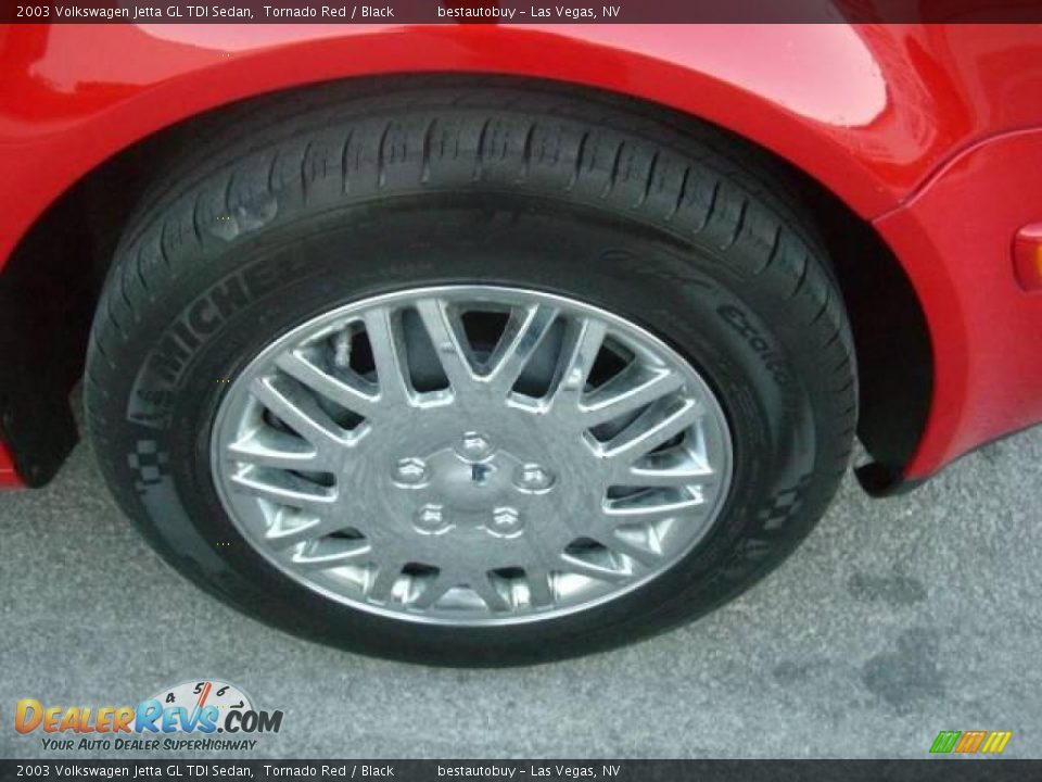 2003 Volkswagen Jetta GL TDI Sedan Tornado Red / Black Photo #12