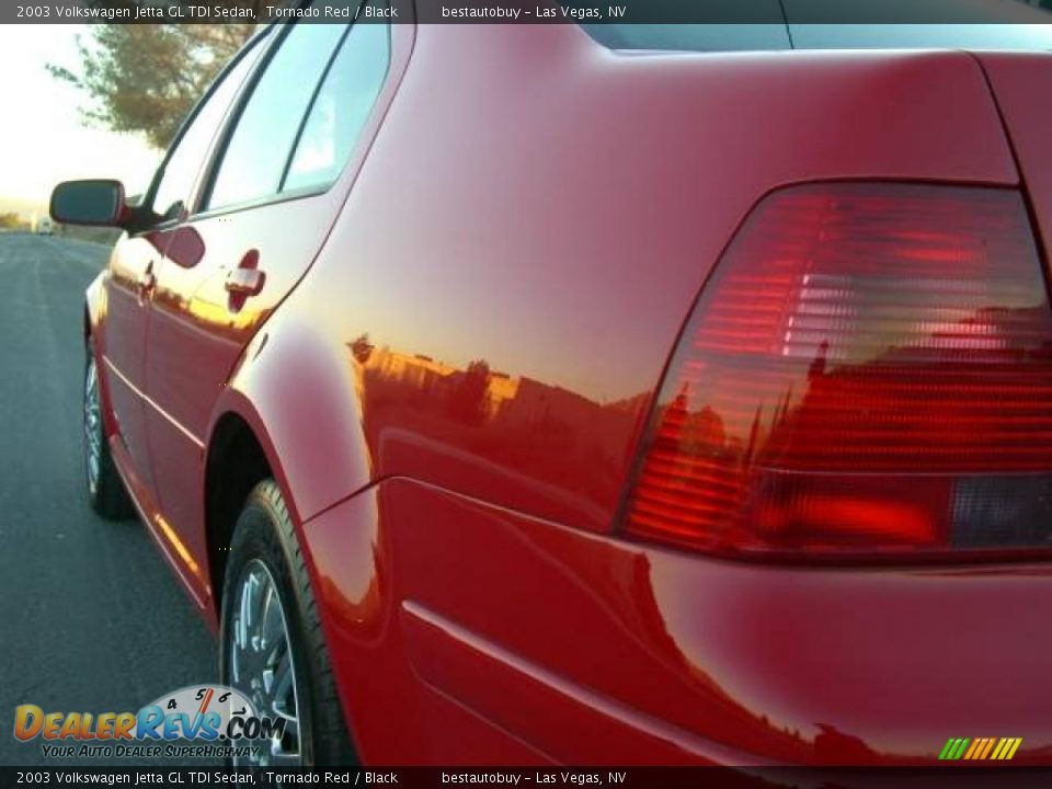2003 Volkswagen Jetta GL TDI Sedan Tornado Red / Black Photo #21