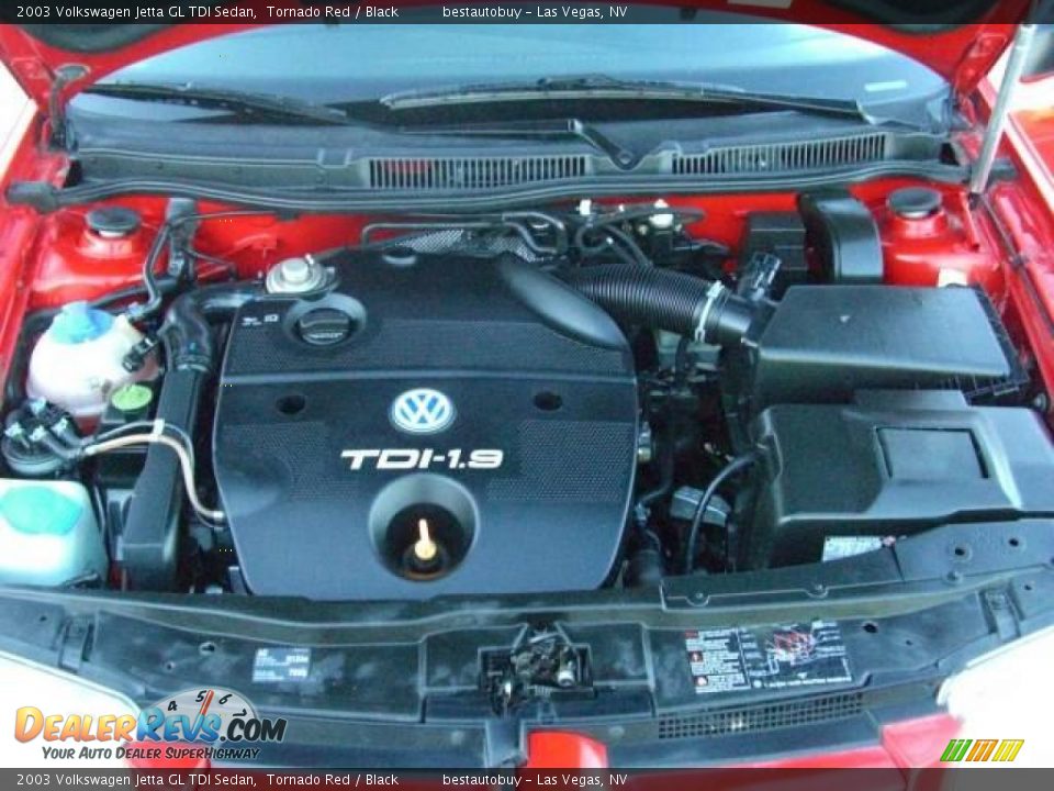 2003 Volkswagen Jetta GL TDI Sedan Tornado Red / Black Photo #28