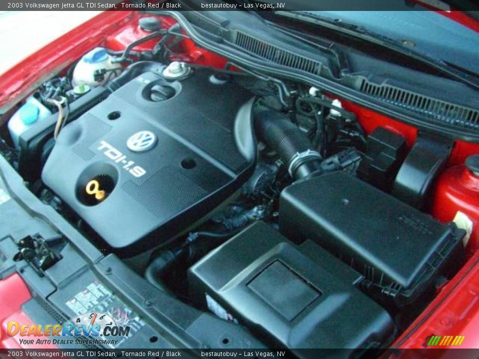 2003 Volkswagen Jetta GL TDI Sedan Tornado Red / Black Photo #31