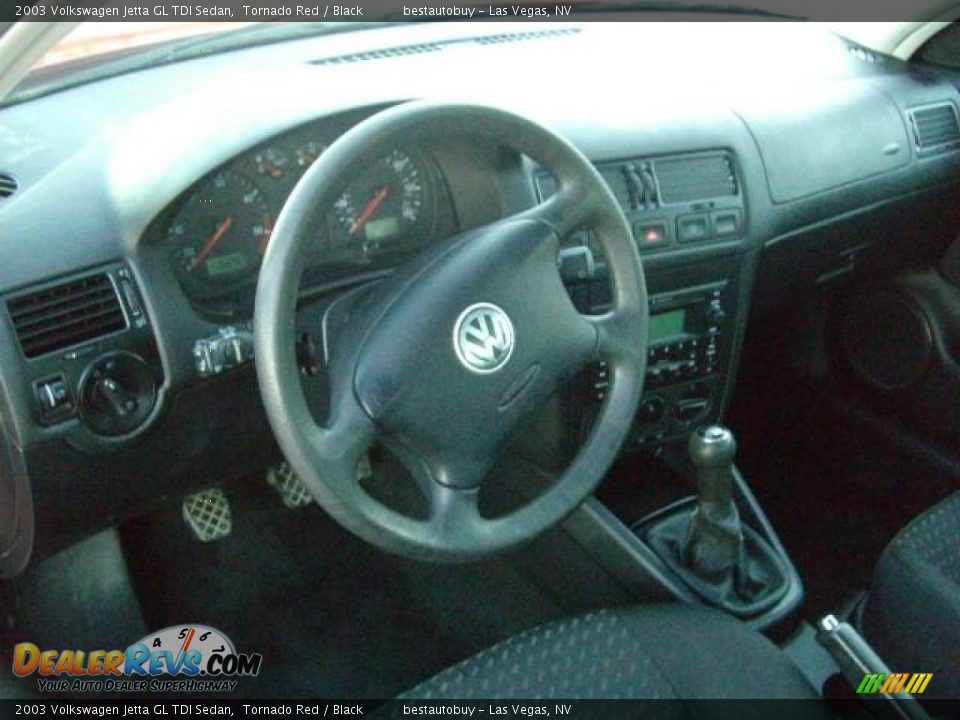 2003 Volkswagen Jetta GL TDI Sedan Tornado Red / Black Photo #36