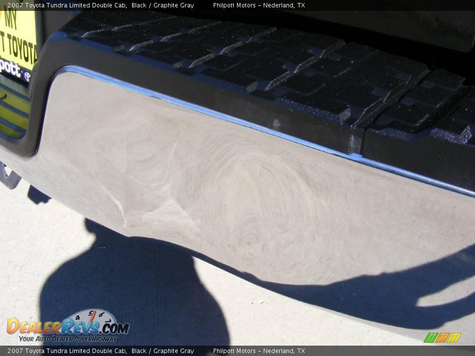 2007 Toyota Tundra Limited Double Cab Black / Graphite Gray Photo #22