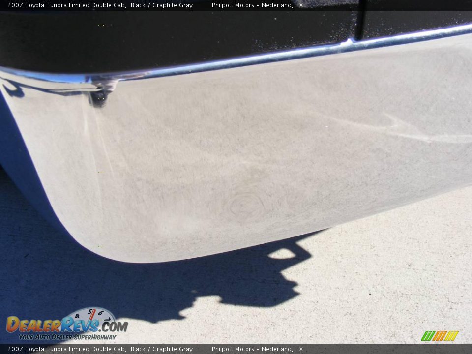 2007 Toyota Tundra Limited Double Cab Black / Graphite Gray Photo #23