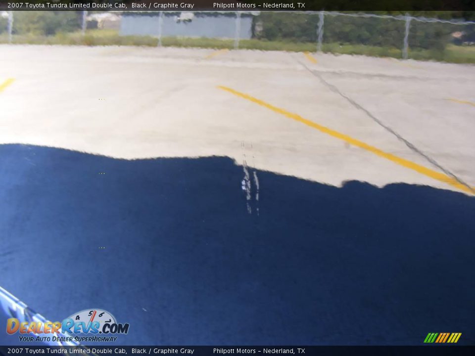 2007 Toyota Tundra Limited Double Cab Black / Graphite Gray Photo #27