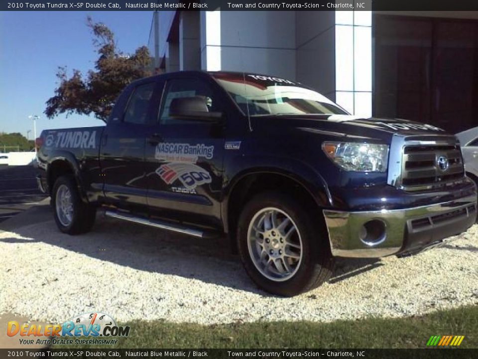 2010 Toyota Tundra X-SP Double Cab Nautical Blue Metallic / Black Photo #3