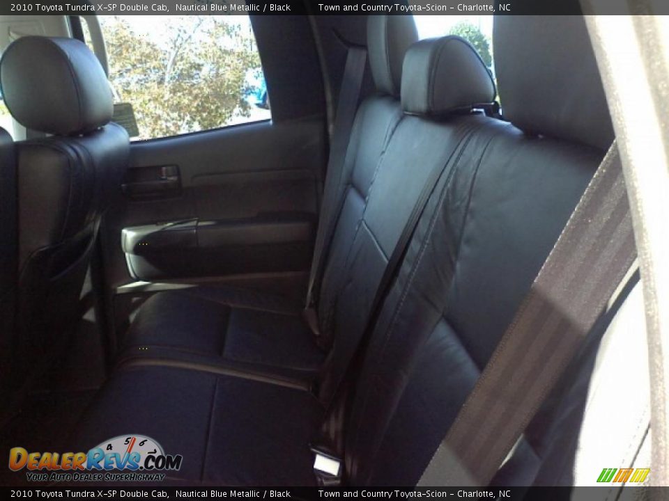 2010 Toyota Tundra X-SP Double Cab Nautical Blue Metallic / Black Photo #14