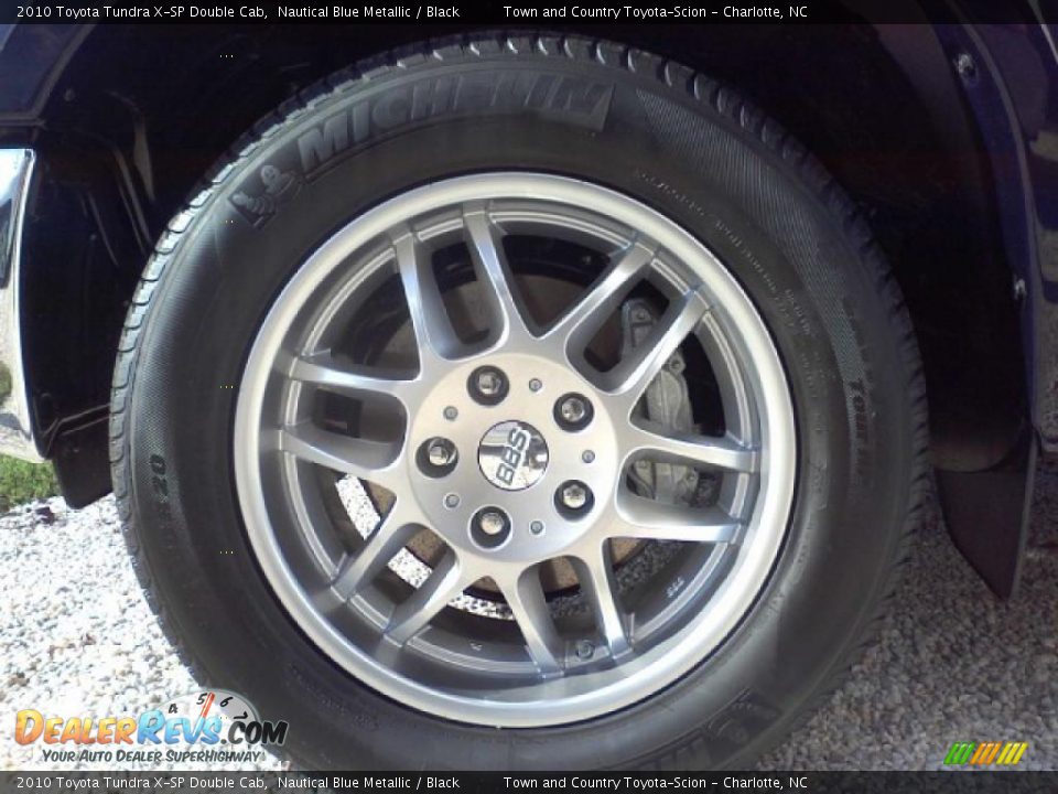 2010 Toyota Tundra X-SP Double Cab Nautical Blue Metallic / Black Photo #16
