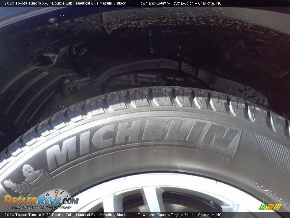 2010 Toyota Tundra X-SP Double Cab Nautical Blue Metallic / Black Photo #17