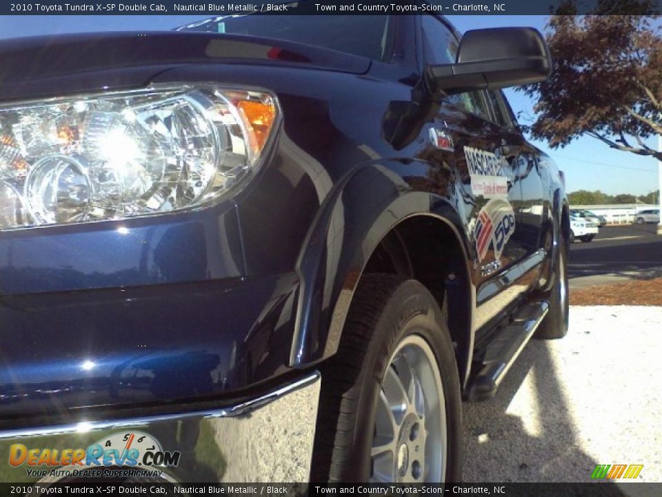 2010 Toyota Tundra X-SP Double Cab Nautical Blue Metallic / Black Photo #19