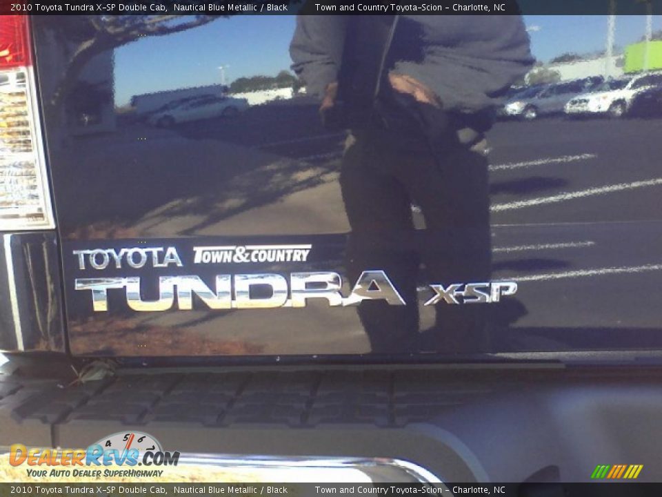 2010 Toyota Tundra X-SP Double Cab Nautical Blue Metallic / Black Photo #24