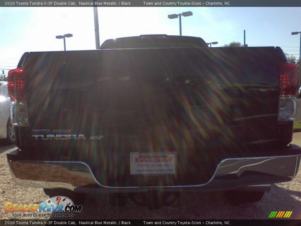 2010 Toyota Tundra X-SP Double Cab Nautical Blue Metallic / Black Photo #28