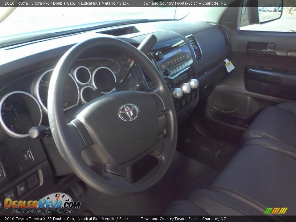 2010 Toyota Tundra X-SP Double Cab Nautical Blue Metallic / Black Photo #30