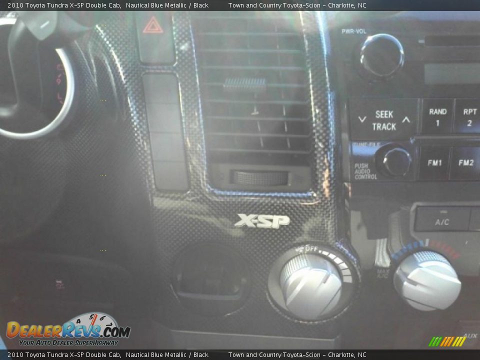 2010 Toyota Tundra X-SP Double Cab Nautical Blue Metallic / Black Photo #32