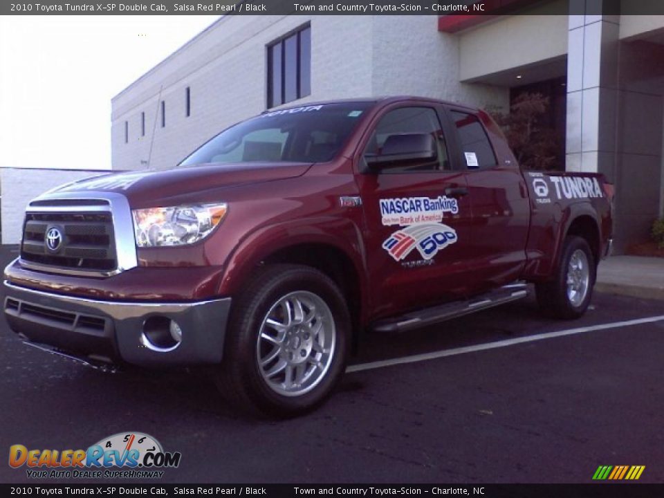 2010 Toyota Tundra X-SP Double Cab Salsa Red Pearl / Black Photo #6