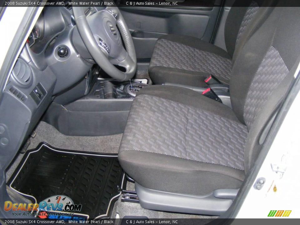 2008 Suzuki SX4 Crossover AWD White Water Pearl / Black Photo #6