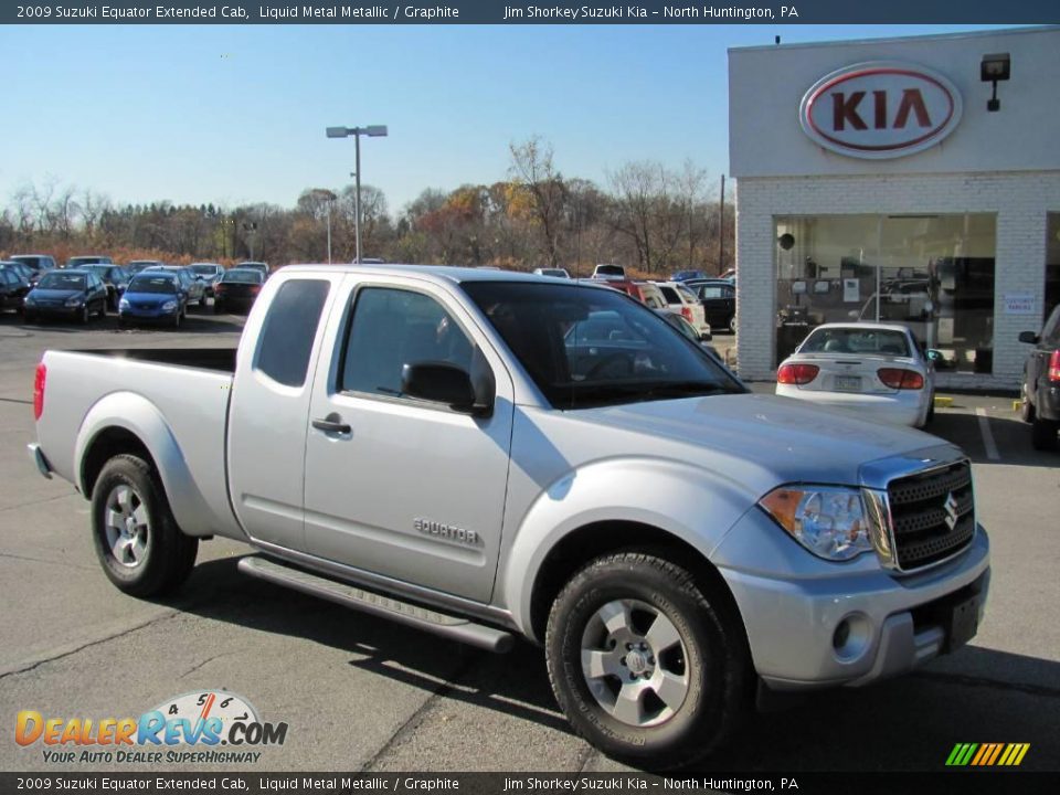 2009 Suzuki Equator Extended Cab Liquid Metal Metallic / Graphite Photo #1