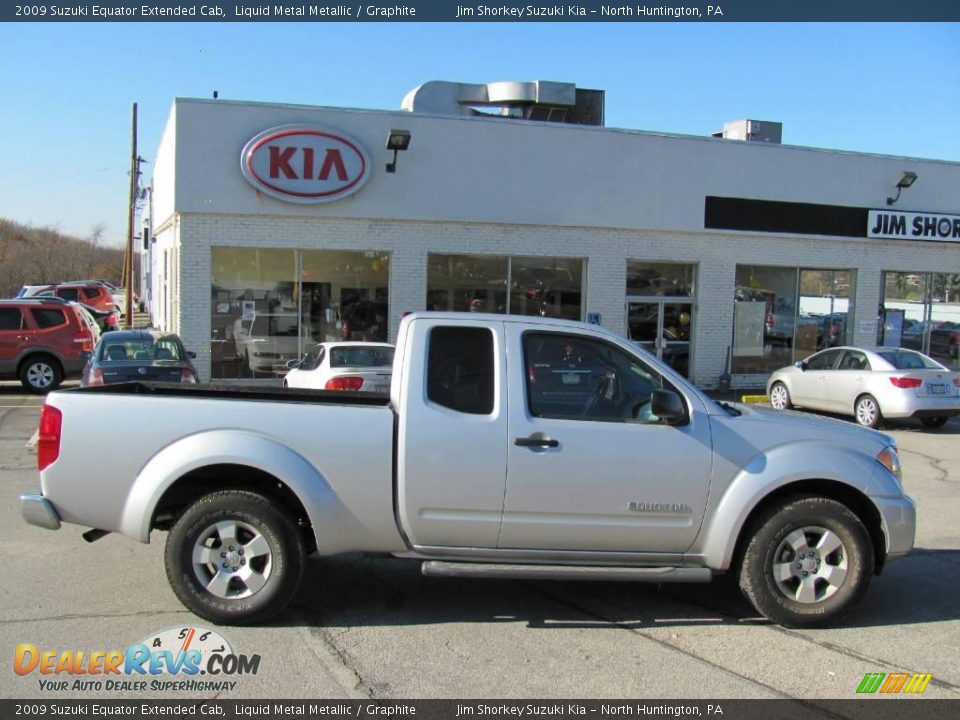 2009 Suzuki Equator Extended Cab Liquid Metal Metallic / Graphite Photo #2