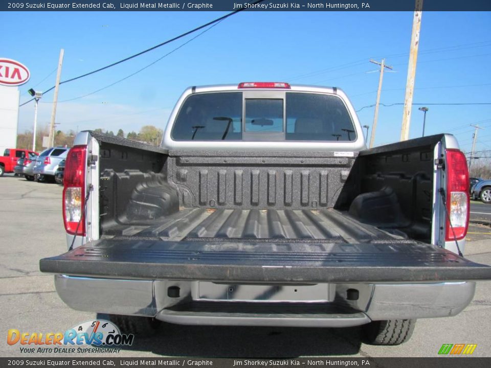 2009 Suzuki Equator Extended Cab Liquid Metal Metallic / Graphite Photo #4