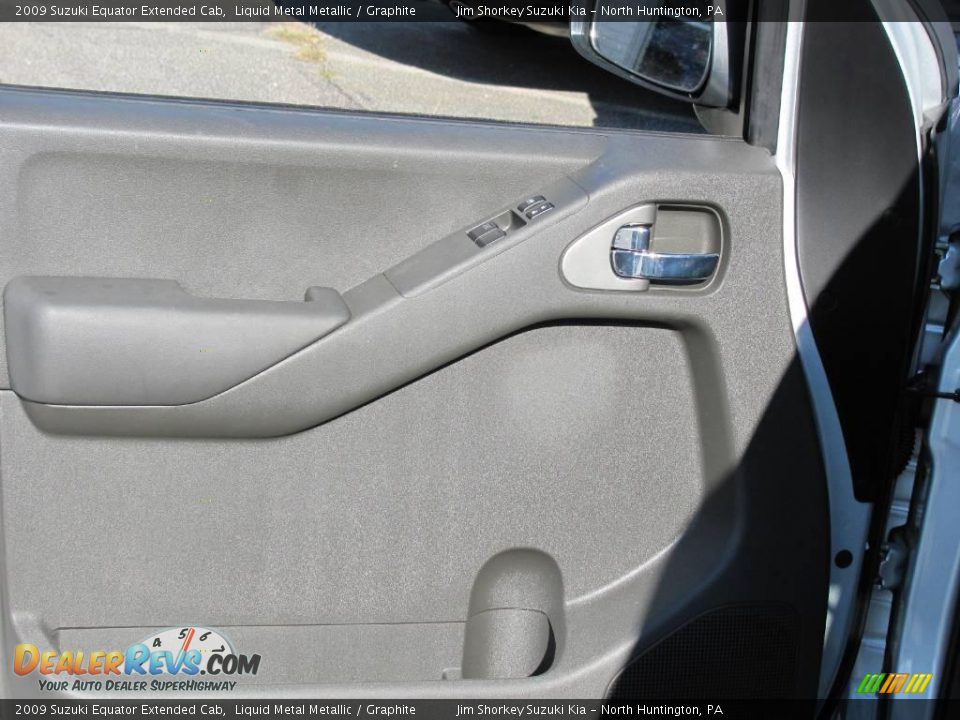2009 Suzuki Equator Extended Cab Liquid Metal Metallic / Graphite Photo #8