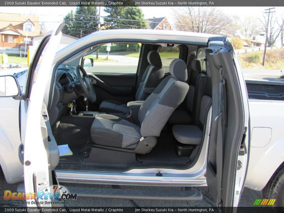 2009 Suzuki Equator Extended Cab Liquid Metal Metallic / Graphite Photo #9