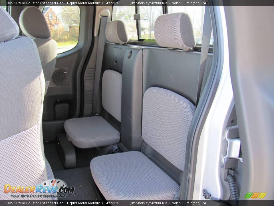2009 Suzuki Equator Extended Cab Liquid Metal Metallic / Graphite Photo #11