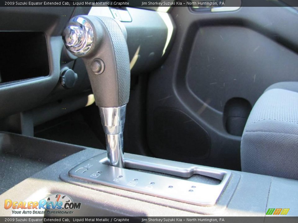 2009 Suzuki Equator Extended Cab Liquid Metal Metallic / Graphite Photo #12