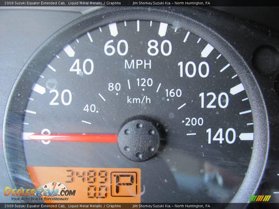 2009 Suzuki Equator Extended Cab Liquid Metal Metallic / Graphite Photo #15