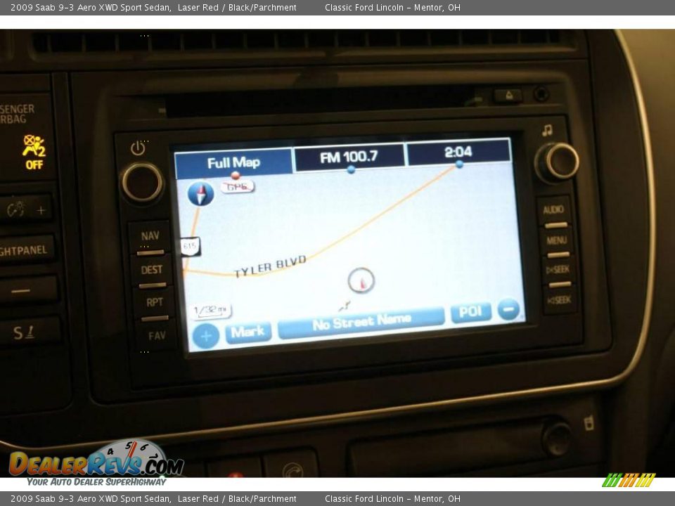2009 Saab 9-3 Aero XWD Sport Sedan Laser Red / Black/Parchment Photo #13