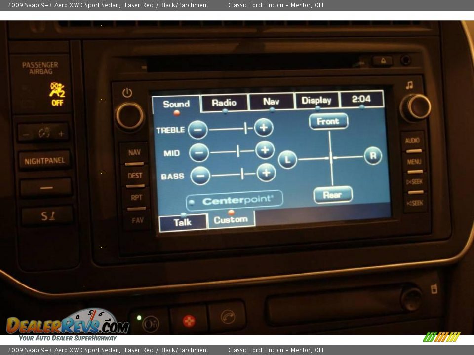 2009 Saab 9-3 Aero XWD Sport Sedan Laser Red / Black/Parchment Photo #14
