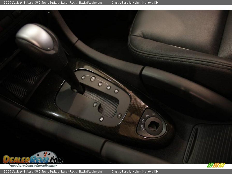 2009 Saab 9-3 Aero XWD Sport Sedan Laser Red / Black/Parchment Photo #16