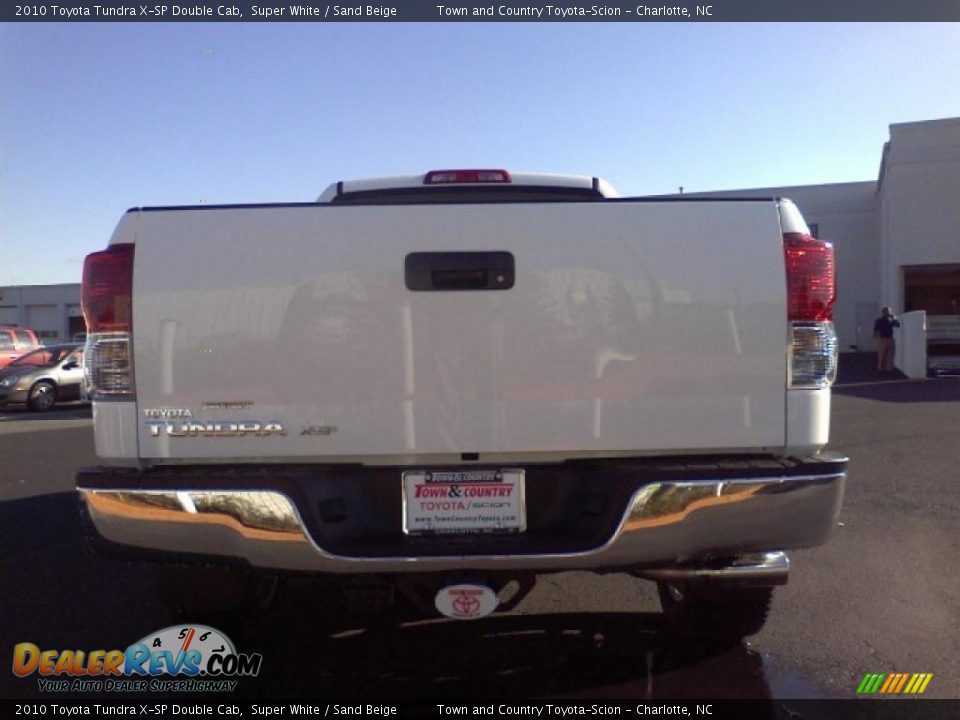 2010 Toyota Tundra X-SP Double Cab Super White / Sand Beige Photo #4
