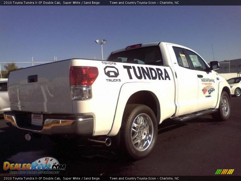2010 Toyota Tundra X-SP Double Cab Super White / Sand Beige Photo #5