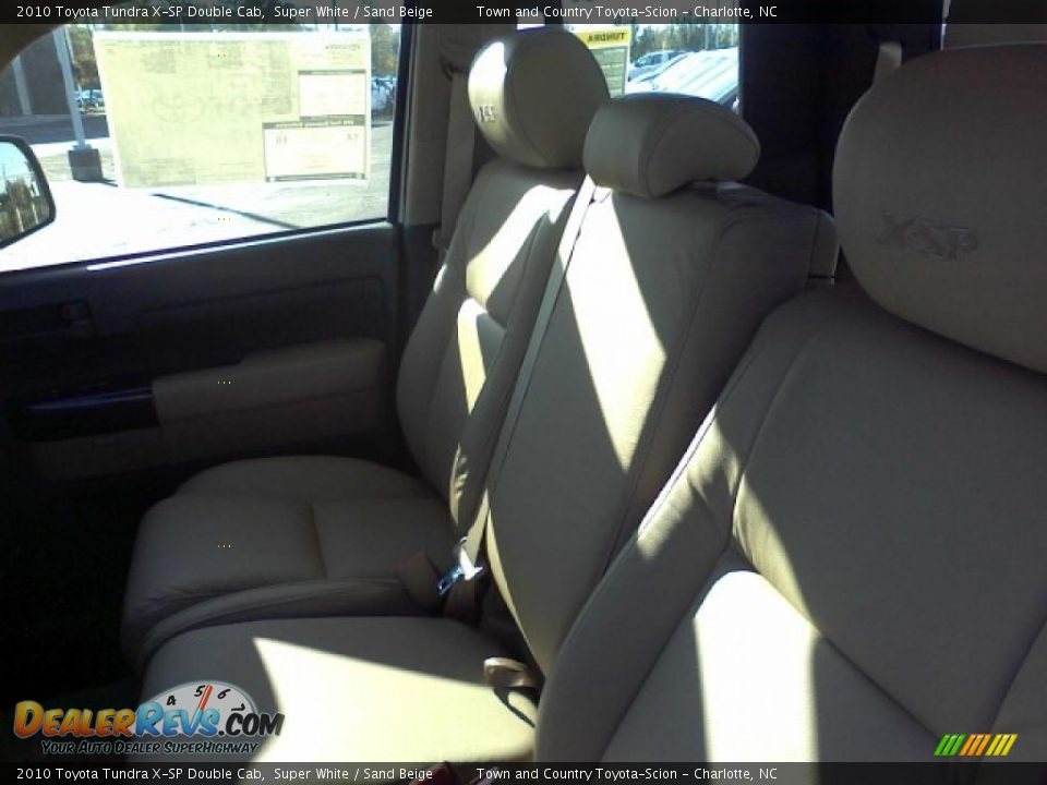 2010 Toyota Tundra X-SP Double Cab Super White / Sand Beige Photo #15