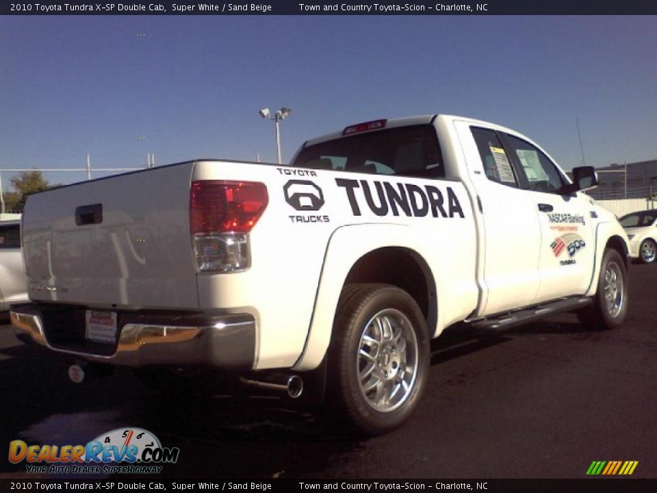 2010 Toyota Tundra X-SP Double Cab Super White / Sand Beige Photo #34