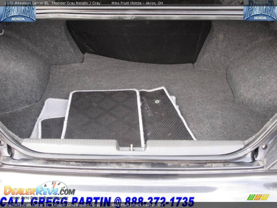 2002 Mitsubishi Lancer ES Thunder Gray Metallic / Gray Photo #9