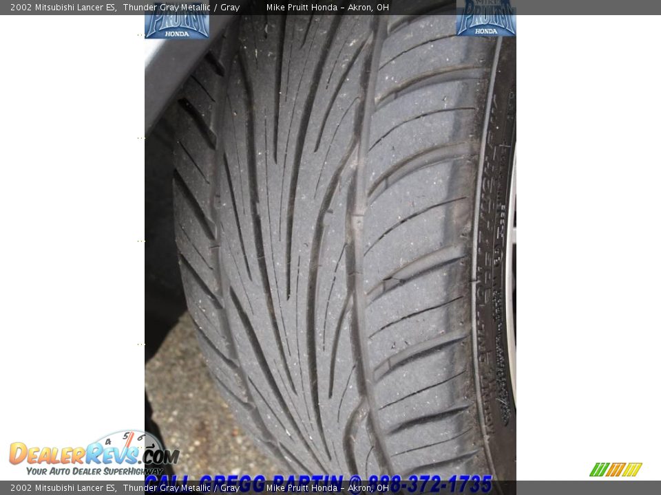 2002 Mitsubishi Lancer ES Thunder Gray Metallic / Gray Photo #24