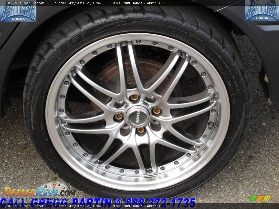 2002 Mitsubishi Lancer ES Thunder Gray Metallic / Gray Photo #25