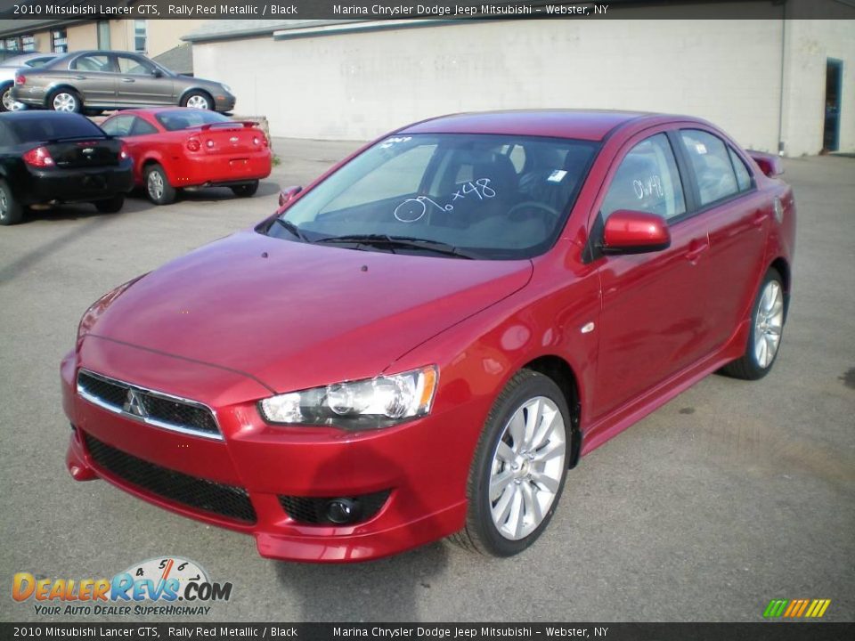 2010 Mitsubishi Lancer GTS Rally Red Metallic / Black Photo #1
