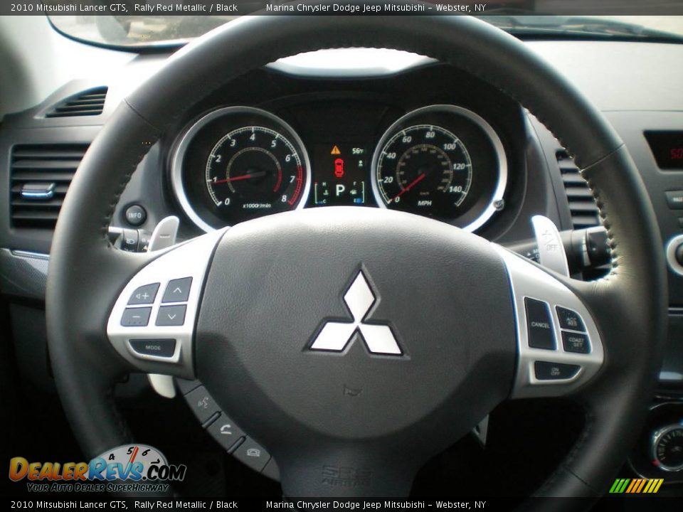 2010 Mitsubishi Lancer GTS Rally Red Metallic / Black Photo #6
