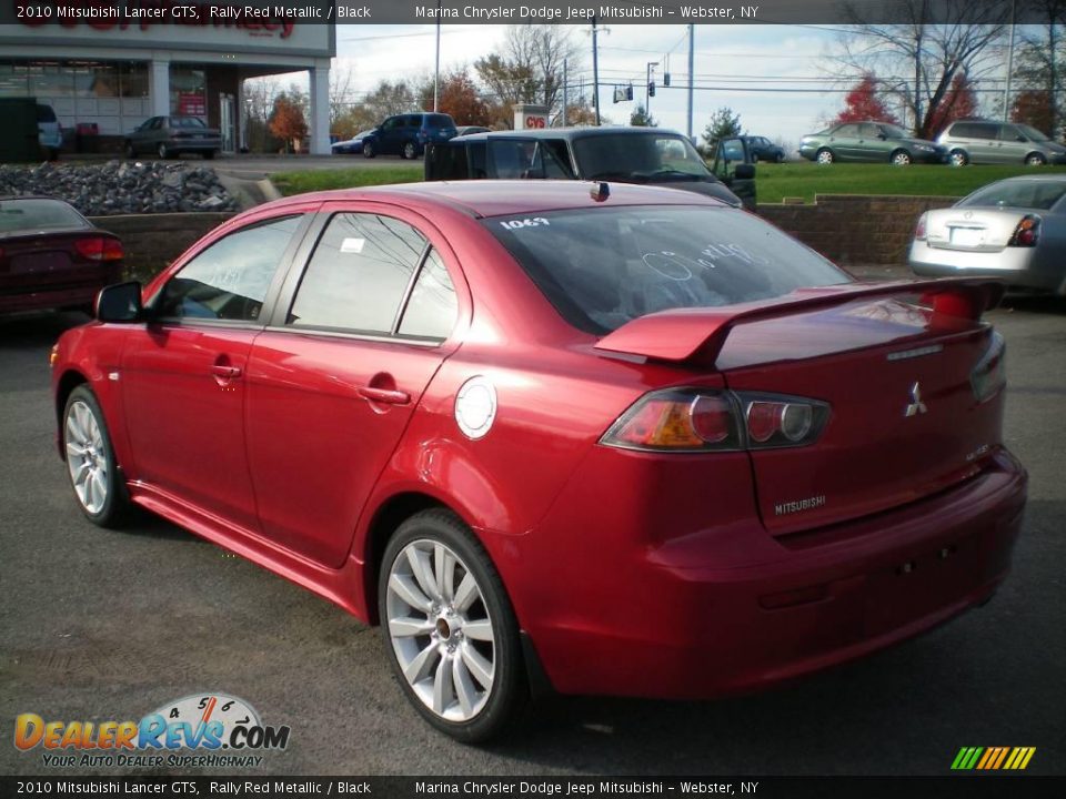 2010 Mitsubishi Lancer GTS Rally Red Metallic / Black Photo #8